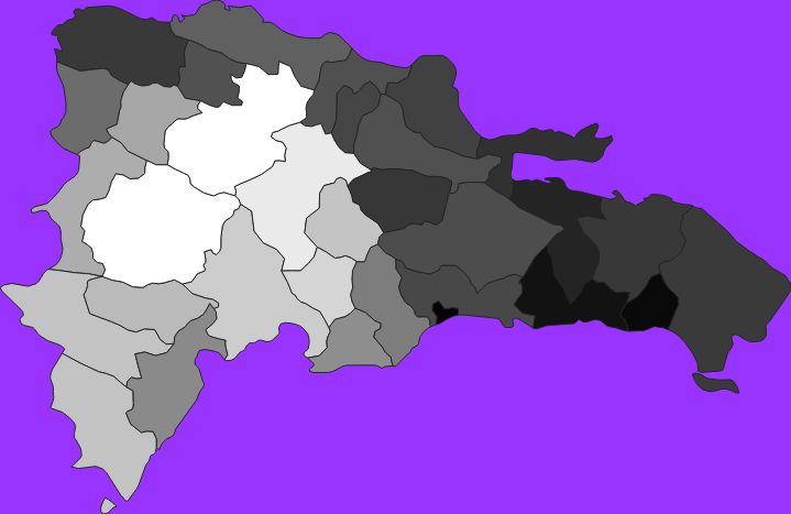 Dominican Republic elevation map